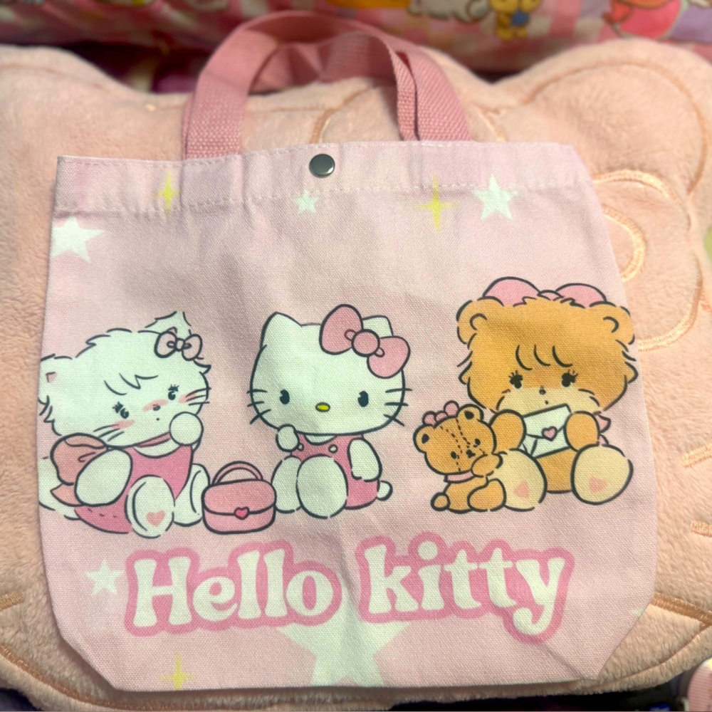 🆕 Hello Kitty with Mikko Pink Tote Bag